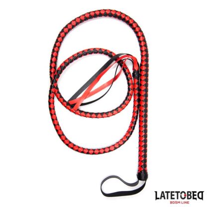 Látigo Largo Rojo y Negro