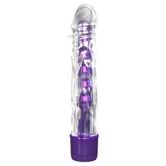 Vibrador Mr. Twister Púrpura Metálico 17 cm